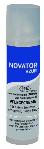 NOVATOP AZUR Pflegecreme 15% Urea mit Nachtkerzen�l 75ml